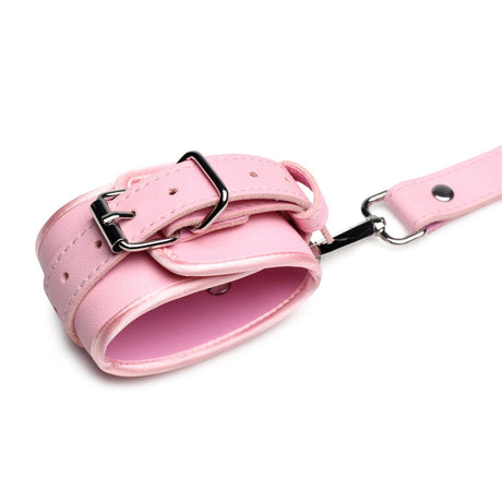 Strict Bondage Harness With Bows XL/2XL - Pink