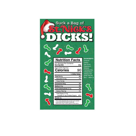 Suck a Bag of St Nick's Dicks 100pc Disp