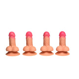 Suction Snap-On Peckers - 4 pk