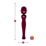 Sultry - Intense Handheld Wand Massager - Ruby