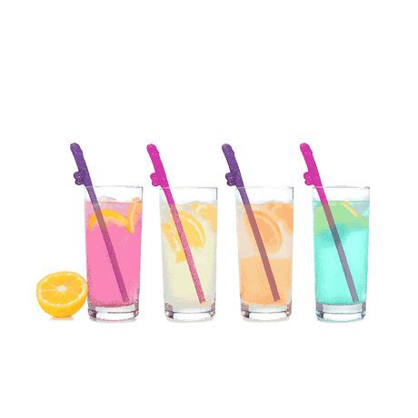 Super Fun Penis Party Straws - 8pc