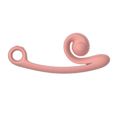 SVibe Snail CURVE Peach Dual-Stimulation Rabbit Vibrator