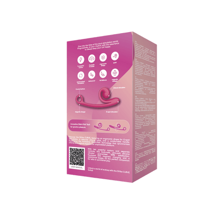 SVibe Snail CURVE Pink Dual-Stimulation Rabbit Vibrator
