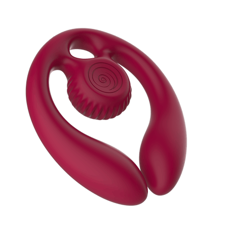 SVibe Snail GIZI Duo Burgundy Flexible Couples Stimulator