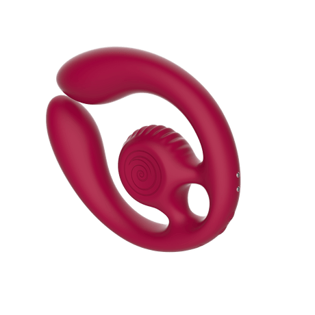 SVibe Snail GIZI Duo Burgundy Flexible Couples Stimulator
