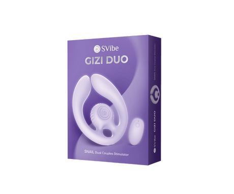 SVibe Snail GIZI Duo Lilac Flexible Couples Stimulator