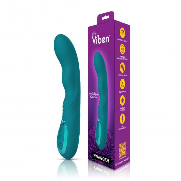 Swagger - Wriggling G-spot Vibe - Ocean