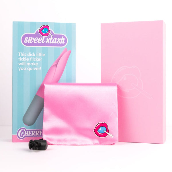 Sweet Stash - Cherry Flicker - Clit & Nip Vibe