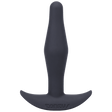 Tantus Silicone Little Flirt Butt Plug Black