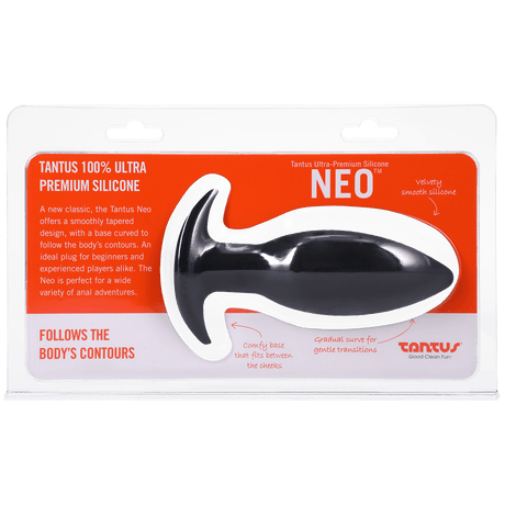 Tantus Silicone Neo Silicone Butt Plug Black