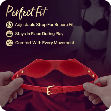 Temptasia Ardor - Silicone Blindfold - Red