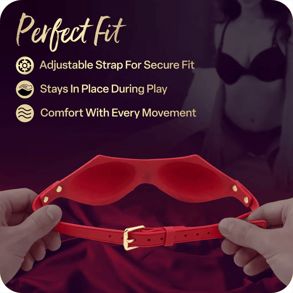 Temptasia Ardor - Silicone Blindfold - Red