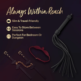 Temptasia Ardor - Silicone Flogger - Black