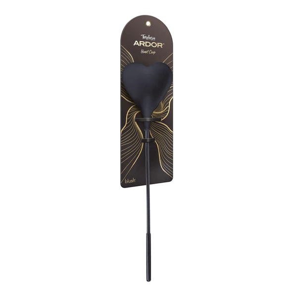 Temptasia Ardor - Silicone Heart Crop - Black