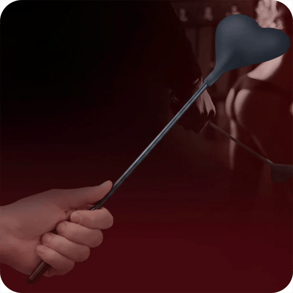 Temptasia Ardor - Silicone Heart Crop - Black
