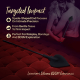 Temptasia Ardor - Silicone Spade Crop - Black