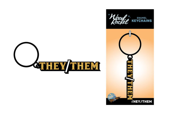 They/Them Keychain