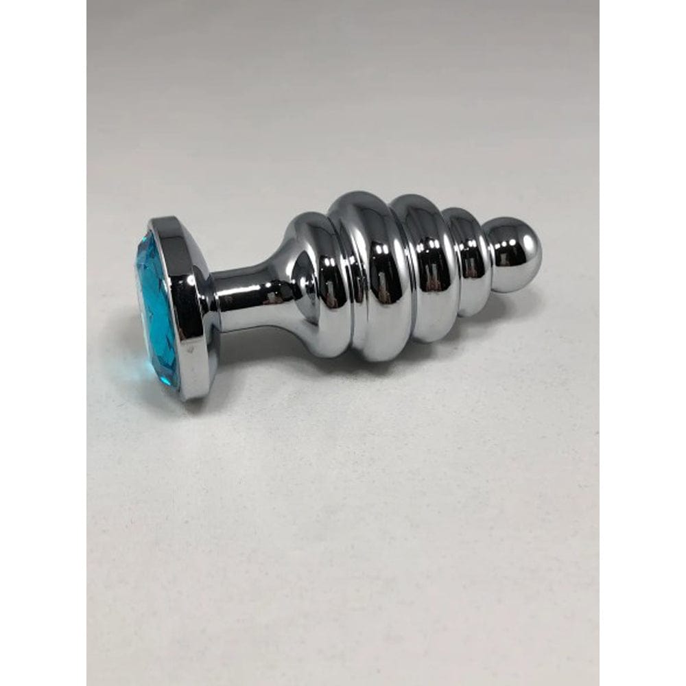 Thread Anal Plug: Large & Blue