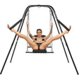Throne Adjustable Sex Sling With Stand