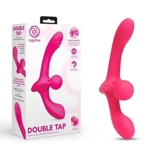 Together Double Tap Strapless Strap-On