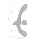 Together Double Tap Strapless Strap-On