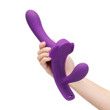 Together Lock-In Vibrating Strap-On & Harness Set