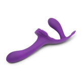 Together Lock-In Vibrating Strap-On & Harness Set
