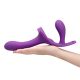 Together Lock-In Vibrating Strap-On & Harness Set
