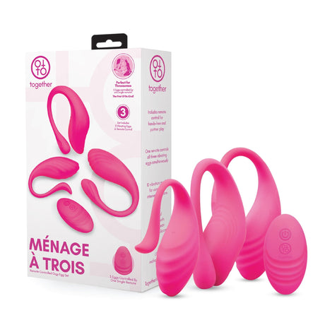 Together Ménage À Trois Remote Control Egg Set