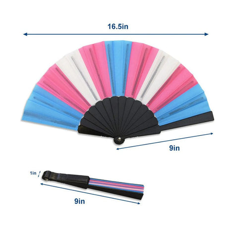 Transgender Pride Hand Fan