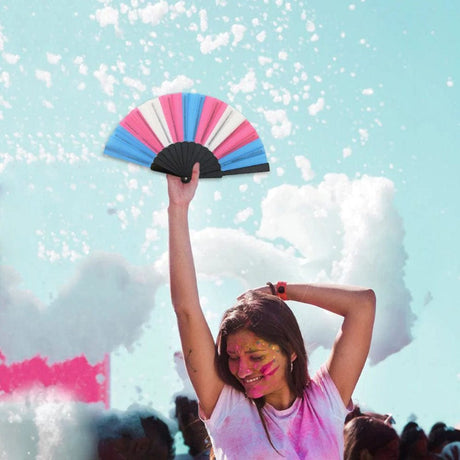 Transgender Pride Hand Fan