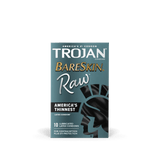 Trojan Bareskin Raw Condoms - 10/Pack