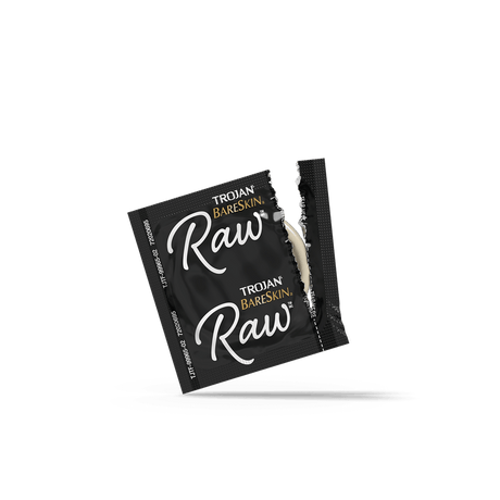 Trojan Bareskin Raw Condoms - 3pk