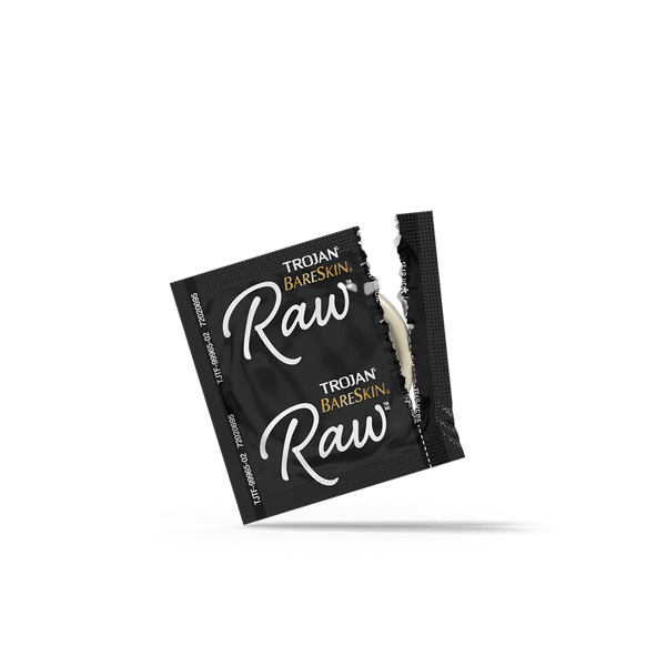 Trojan Bareskin Raw Condoms - 3pk