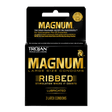 Trojan Magnum Lubricated Ribbed - 3 pk