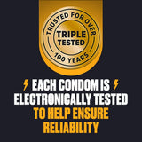 Trojan Magnum Raw Condoms - 3pk
