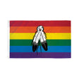 Two Spirit Rainbow Flag 3x5' Polyester