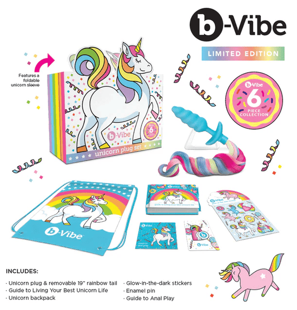 Unicorn Anal Plug Limited Edition Set - 6pc