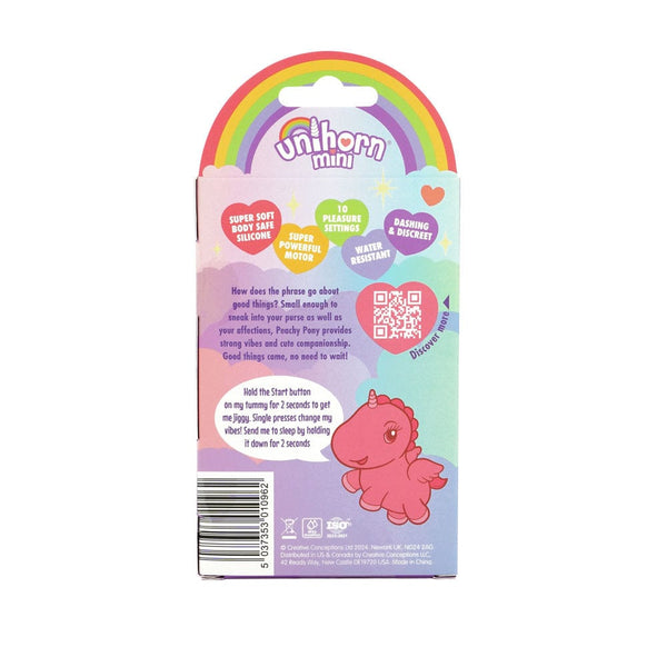 Unihorn Mini - Peachy Pony | Mini Unicorn Vibrator