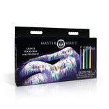 UV Blacklight Reactive Drip Candles 4pk