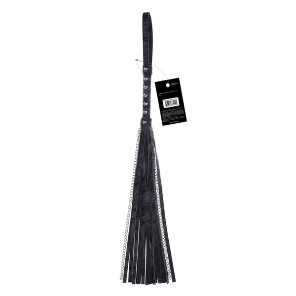 Velvet Noir Chain Flogger