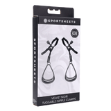 Velvet Noir Tuggable Nipple Clamps