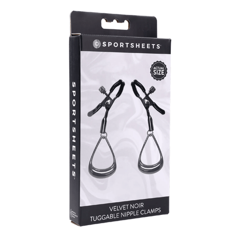 Velvet Noir Tuggable Nipple Clamps