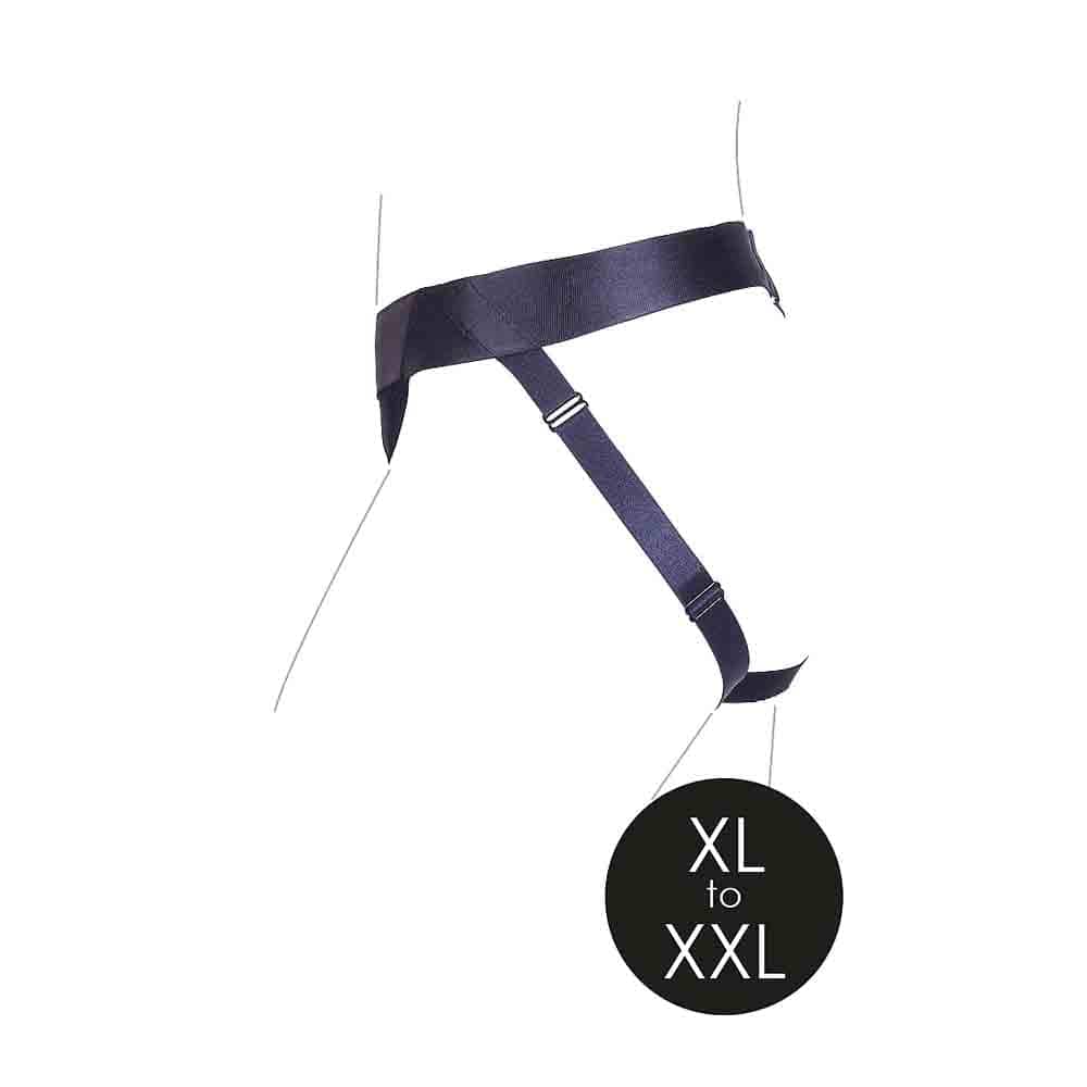 Vibrating Strap-on Open-Back Panty XL/2X