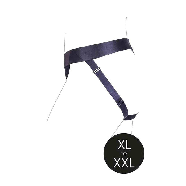 Vibrating Strap-on Open-Back Panty XL/2X