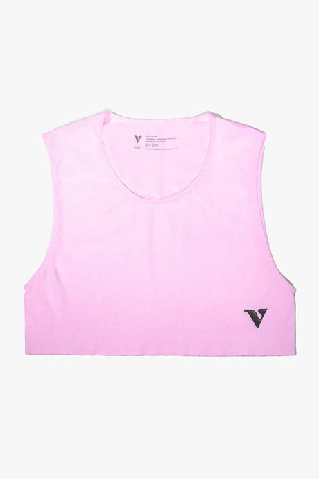 Virtue Unisex Large Sheer Mini Crop Top - Taffy