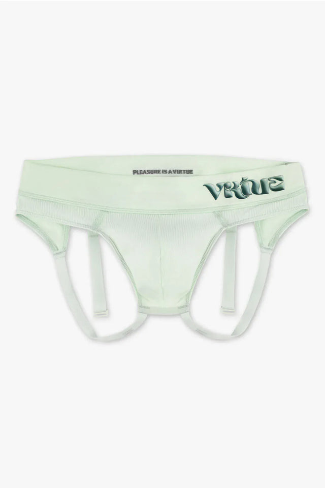 Virtue Men's Small JockVStrap Rib Briefs