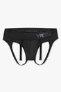 Virtue Men's Large JockVStrap Sheer Briefs - Black