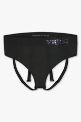 Virtue Women's Large JockVStrap Sheer Briefs - Black
