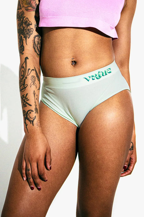 Virtue Women's Medium JockVStrap Rib Briefs